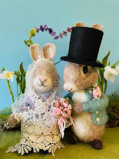 Bunny-themed wedding photos and ideas