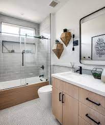 Simple beach theme bathroom for your small space bathroom to simply décor beach themed bathroom to get the beach vibe, you can always paint small bathroom remodel ideas. 75 Beautiful Small Coastal Bathroom Pictures Ideas May 2021 Houzz