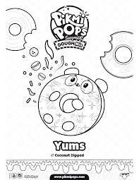 Pikmi Pops Surprise Season 4 Dough Mis Coloring Sheet Yums Kids Time