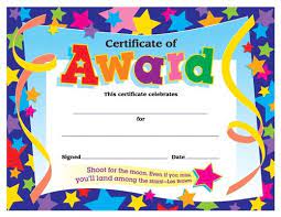 Certificate Of Award T 2951 Certificate Of Achievement Template Free Certificate Templates Free Printable Certificate Templates