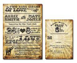 Vintage Circus Themed Wedding Invitation Set Printable Jpg Themed Wedding Invitations Vintage Wedding Theme Vintage Carnival Wedding