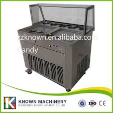 Free Shipping Digitabl Panel Stainless Steel R410a Thai Big Pan Ice Cream Roll Machine Fri Fried Ice Cream Machine Home Appliances Stir Fry Ice Cream