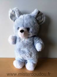 Doudou Souris Tartine Et Chocolat Peluche Bleu Blanc Yeux Bleues Doudou Souris Doudou Perdu Doudou