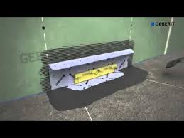 Copertura a pavimento 20x20 con griglia fissa e coperchio mobile. Sifone A Parete Da Incasso Geberit Duofix E Combifix Youtube