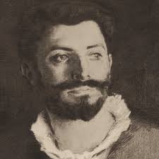 Prints and Principles: Unidentified artist's proof etching, “Head Study  after John Singer Sargent's 'Le Docteur Pozzi à la Maison'”, c1890