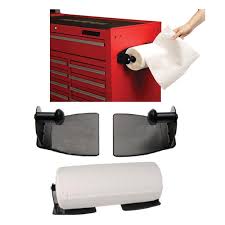 Steel holder with magnetic backs stick to any ferrous metal surface. Magnetic Paper Towel Holder For Kitchen Or Workshop Walmart Com Walmart Com