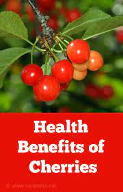 With 3 grams of fiber and under 90 calories, cherries are a healthy snack option. Health Benefits Of Cherries