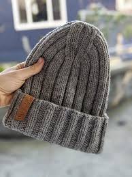 Beanies and stocking caps are always a favorite knitting project and these free hat knitting patterns are sure to delight the knitter and the wearer! Knit Ribbed Beanie With Catchy Crown Crazy Hands Knitting