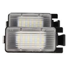 2pcs White Led License Plate Light Replacement For Nissan 350z 370z Gtr For Infiniti G25 G35 G37 License Plate Car Lights Lamp Bulb