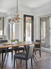 Check spelling or type a new query. Black Leather Chairs With Wood And Metal Table Contemporary Dining Room