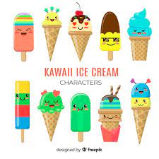 Mini dessin dessin kawaii dessin à faire dessins faciles. Personnages De La Creme Glacee Kawaii Vecteur Gratuite