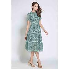 Don't know what to wear to a wedding? Midi Floral Tiered Party Cocktail Vintage Lace Wedding Guest Dresses Apricus Fashion Premiere Women S Fashion At Affordable Prices