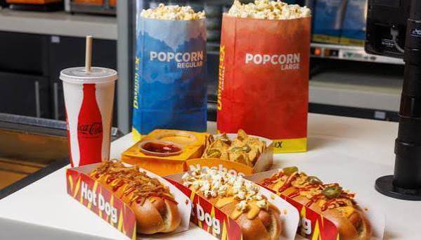 You can now get popcorn hot dogs in Mahon point cinema