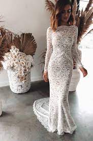 Orla Gown Low Back Wedding Dress Grace Loves Lace Wedding Dresses Wedding Dresses Lace Sheath Wedding Dress Lace