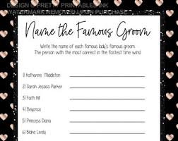 Let's embark on a journey of marriage, shall we? Famous Couples Quiz Etsy