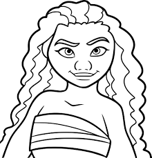 Coloriage Vaiana A Imprimer Sur Coloriages Info