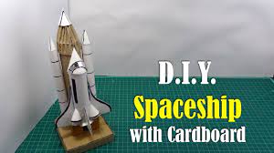 Diy: Spaceship With Cardboard - How To Make - Youtube