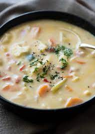 Some soups can be surpisngly high in calories and salt, but these healthy options are all under 300 calories per serving and some are much less and under 100 calories! Super Low Cal Healthy Creamy Vegetable Soup Recipetin Eats