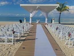 Beach Gazebo Ceremony Royalton Blue Waters Water Wedding Wedding Beach Ceremony Beach