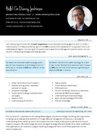 Marketing Cv Templates In Microsoft Word Format Free To Download