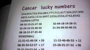 The universe supports your actions on these days. Cancer Lucky Numbers To Win The Lottery Youtube