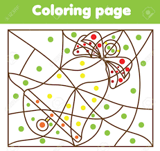 Hard dot to dots thanksgiving color by. Children Educational Game Coloring Page With Christmas Bell Color By Dots Printable Activity For Toddlers Royalty Free Cliparts Vectors And Stock Illustration Image 114084262