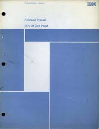 Is the first place to stop for free downloads of knitting machine manuals, knitting machine user guides, knitting machine service manuals and machine knitting magazines. Reference Manual Ibm 29 Card Punch Mass Werk