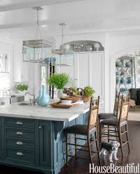 95 Designer Kitchens That Ll Inspire You To Renovate Yours House Beautiful Kitchens Blue Kitchen Island Kitchen Inspirations