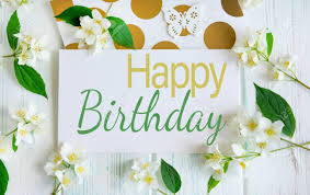 Happy birthday messages for her flowers. Happy Birthday Greeting Card With Jasmine Flowers On A Light Wooden Background Postcard Mother Girlfriend Girlfriend At Birth Stock Photo Picture And Royalty Free Image Image 135066833