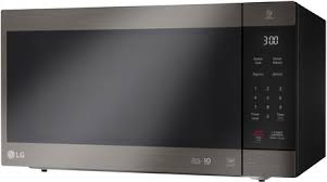 lg lmc2075bd 24 inch black stainless steel 2 cu ft capacity countertop microwave