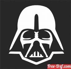 Darth vader and stormtrooper svg star wars cricut silhouette etsy. Download Star Wars Silhouette Darth Vader Clipart Unin8 High Qual