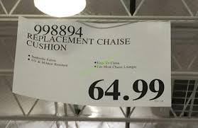 Sunbrella chaise lounge cushions costco. Replacement Chaise Cushion Costcochaser