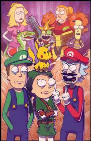 These Fans Made Spectacular Fan Art Of Rick And Morty Crossing Over Into Other Fictional Worlds Rick And Morty Crossover Rick And Morty Poster Rick I Morty