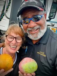 Sharing homemade bread in Sarasota