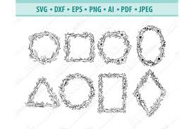 Download Floral Frame Svg Frame Svg Floral Wreath Svg Rectangle Frame Svg Files For Silhouette Studiocricut Design Space Square Frame Svg Clip Art Art Collectibles