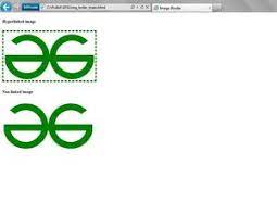 How To Eliminate Blue Border Around Linked Images Using Css ? -  Geeksforgeeks