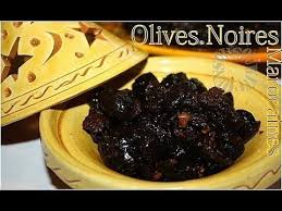 Olives Noires A La Marocaine Black Olives The Moroccan Way Recette Marocaine Cuisine Marocaine Alimentation