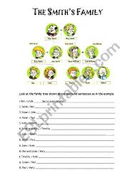 Family Tree Esl Worksheet By Moshed In 2020 Family Tree Esl Family Tree Family Tree Worksheet