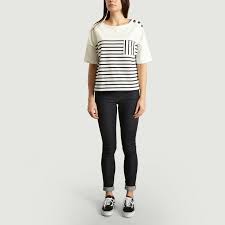 Striped Mariner T Shirt Cream Petit Bateau L Exception