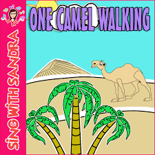 This children's action song is perfect for preschool, kindergarten and lower elementary age kids. One Camel Walking Sing With Sandra