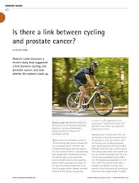 Uclh is the london cancer centre for the surgical treatment of prostate cancer and accepts referrals across the london cancer network, nationally and internationally. Pdf Is There A Link Between Cycling And Prostate Cancer