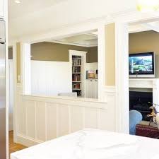 half wall kitchen design ideas