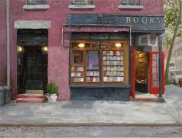 Book Store By Paul Schulenburg Oil Painting Pictures Bookstore Painting Style