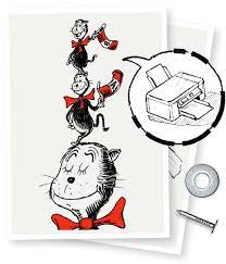 Learn How To Make The Best Kid S Cat In The Hat Costume On The Internet Really This One Has Spring Loaded Pop Up Cats P Seuss Crafts Dr Suess Ideas Costumes
