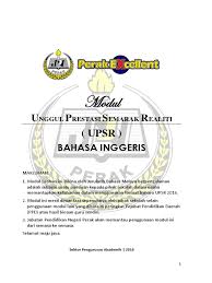 350784027 Upsr English New Format Module Perak Tata Bahasa Linguistik