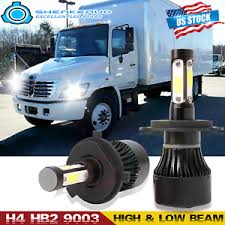 So this is the female simplified head version. 4side Led Headlight Light Bulb Conversion Kit For Hino 145 165 185 258 268 338 Ebay