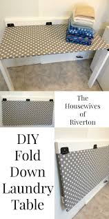 79 Reference Of Clothes Rack With Folding Table In 2020 Laundry Room Diy Laundry Table Laundry In Bathroom