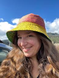 Custom Handmade Reversible Bucket Hat| Made From Thrifted and Vintage  Fabrics