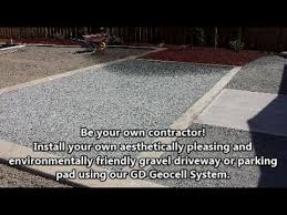 But the same material will. How To Install A Gravel Driveway Or Gravel Parking Pad Youtube
