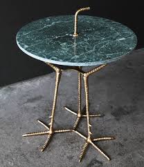 Buy products such as mission chair side table with charging station in walnut or caramel at walmart and save. Green Marble Bird Feet Display Table Unwrapd